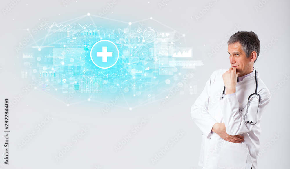 Professional researcher investigate the results Professional researcher investigate the results