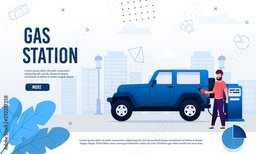 Petroleum Company Offer Gas Station Landing Page