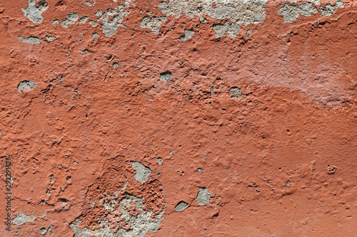 old red grunge cracked wall texture