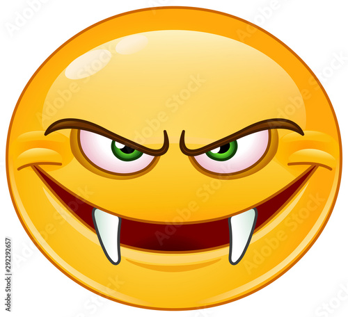 fangs emoticon
