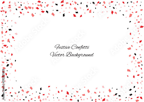 Wallpaper Mural Festive color rectangle confetti background. Abstract frame confetti texture for holiday, postcard, poster, website, carnivals, birthday and children's parties. Cover confetti mock-up. Wedding card Torontodigital.ca