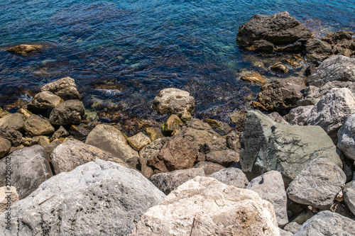 A Large rocks on the seashore © olgavolodina
