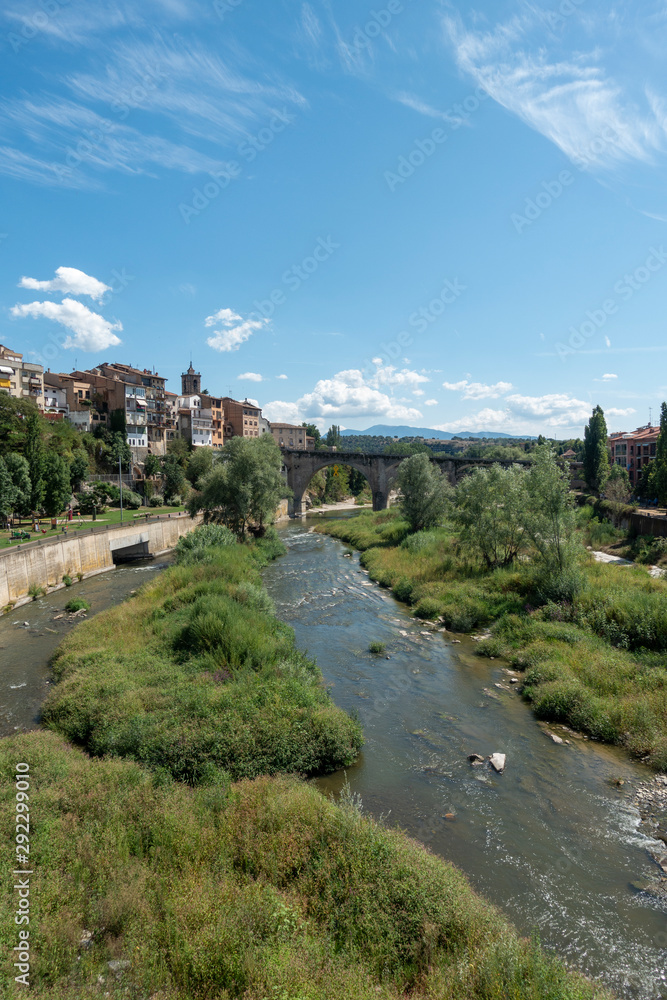 The ter route through the interior of Girona