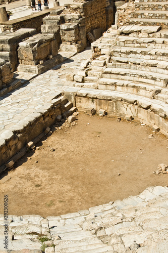 Ruins of the ancient amphitheater of Ephesus
