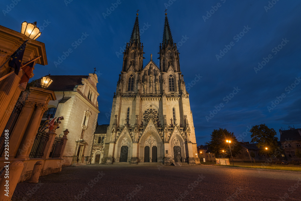 Monumental Cathedral of St. Wenceslas in Olomouc