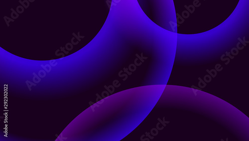 Colorful dynamic synergy concept, bright gradient shapes