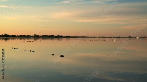 Wallpaper Mural boydEarly morning on an empty swimming beach in Boyd Lake State Park in northern Colorado, calm lake with a gentle breeze-lake-beach-15 Torontodigital.ca