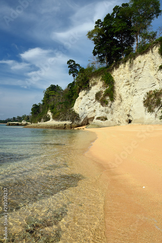 Sitapur beach at Neil Island of the Andaman and Nicobar Islands, India photo