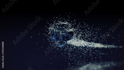 water splash morphing