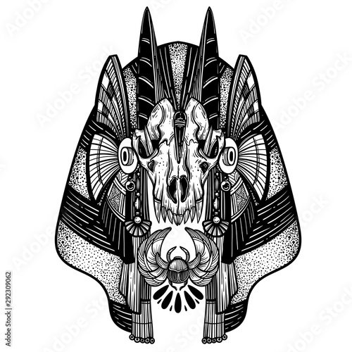 Anubis. Guardian of the Underworld.