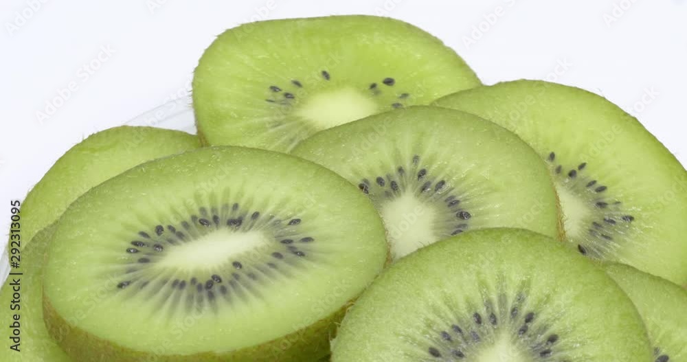 Sliced kiwi fruit, healthy eating food, rotation white background, healthy food concept. Sliced kiwi fruit, healthy eating food, rotation white background, healthy food concept.