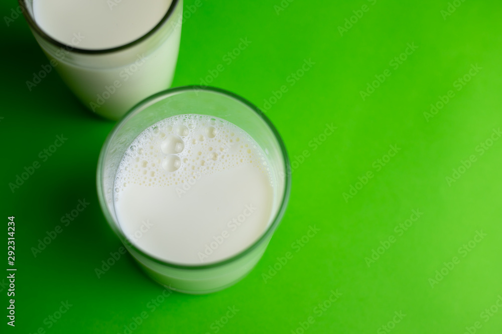 Milk in a glass. Healthy eating concept Milk in a glass. Healthy eating concept