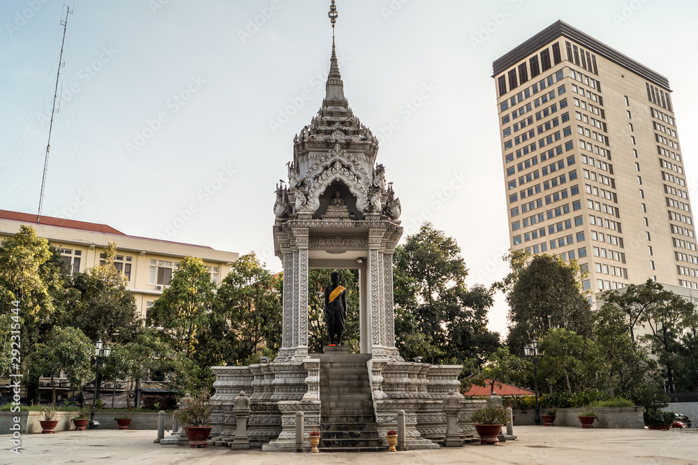 Monument à Phnom Penh