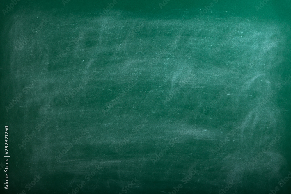 Fototapeta premium Green blackboard,empty chalkboard with copy space for chalk text
