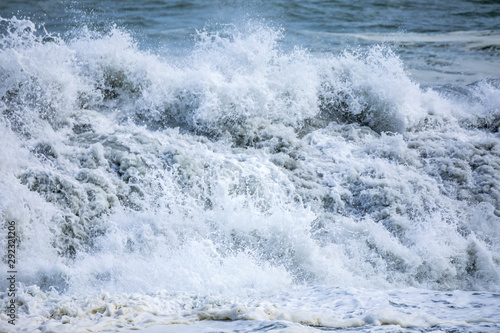 stormy ocean scenery background