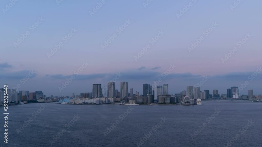 東京タイムラプス 夕景から夜景 長時間撮影 東京タイムラプス 夕景から夜景 長時間撮影