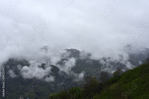 clouds over the mountains © salih