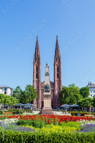 Wiesbaden, Luisenplatz mit Bonifatiuskirche. 30.05.2018. 