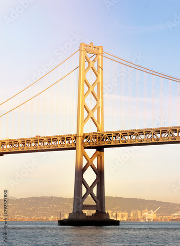 Tower of the Oakland Bay Bridge in San Francisco