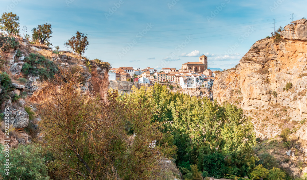 Obraz premium View of Alhama de Granada canyon