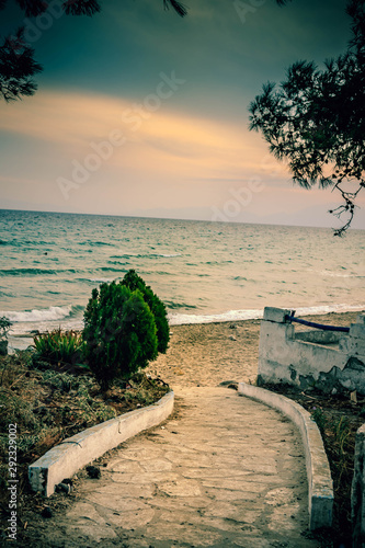 Beach in Kallithea, Greece
