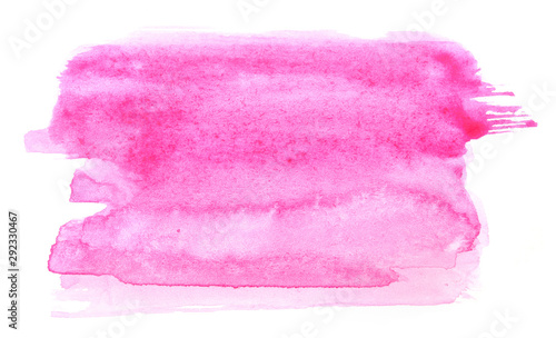 Watercolor stroke