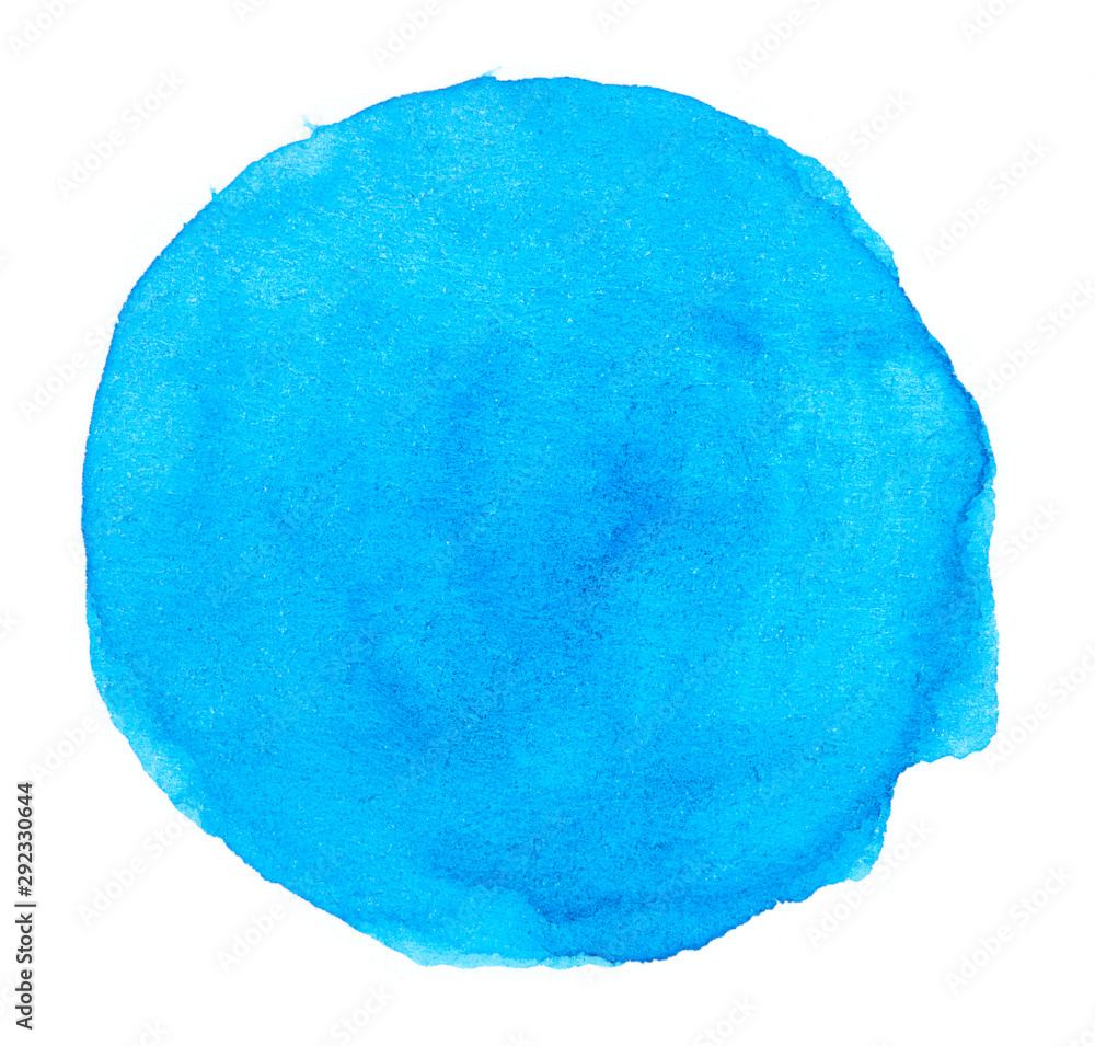 Watercolor blue spot Watercolor blue spot