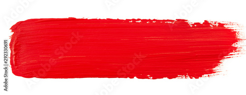 Fototapeta Naklejka Na Ścianę i Meble -  Watercolor red paint