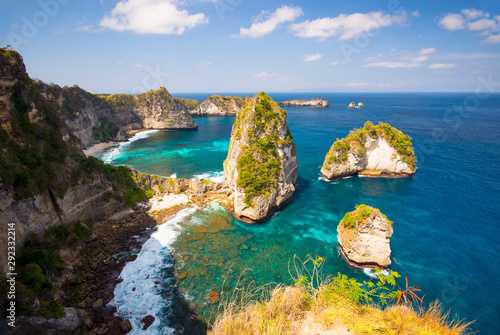 Nusa Batumategan and Nusa Batupadasan Island - Nusa Penida Island, Indonesia. photo