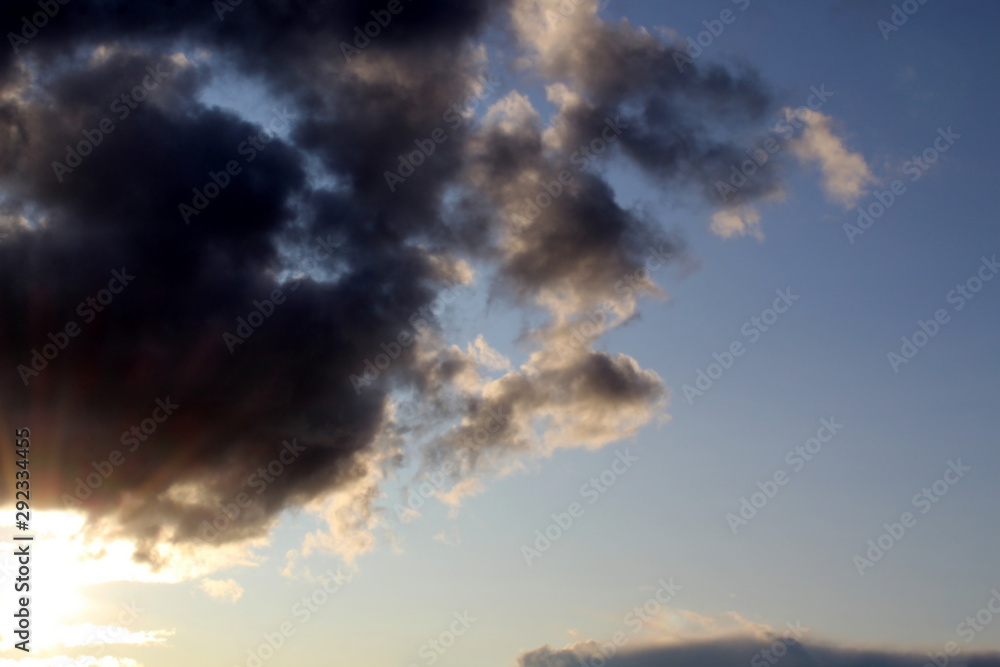 daytime blue cloudy sky with gray little party daytime blue cloudy sky with gray little party