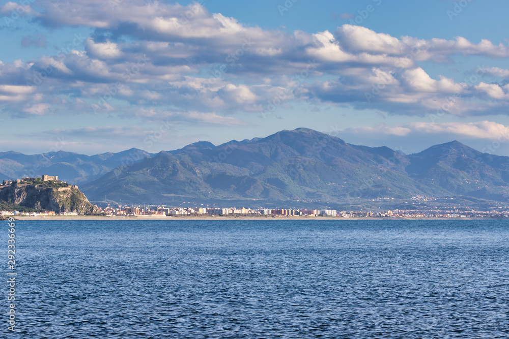 Panoramic view of a Sicilian coast