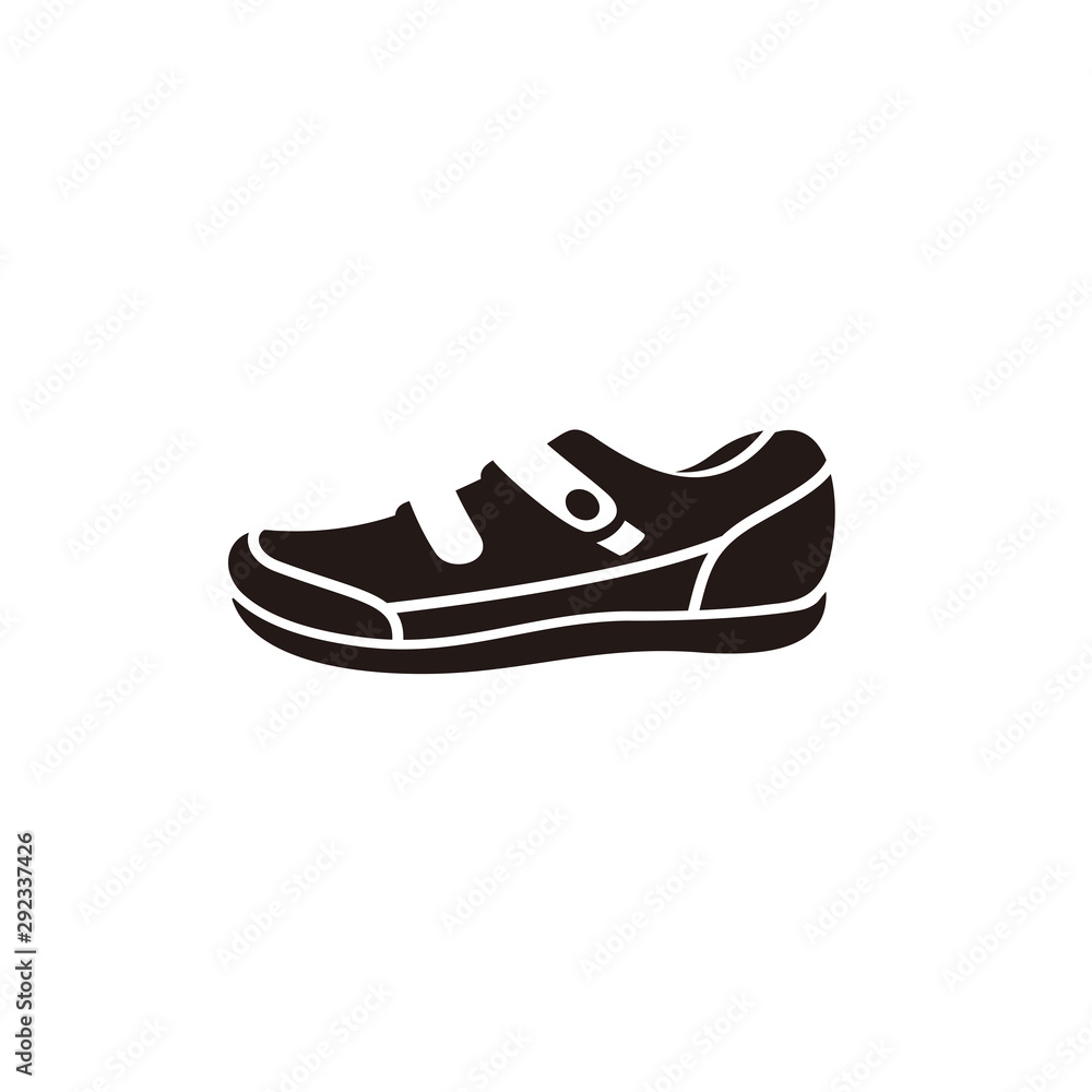 Sport shoes, bicycle shoes icon Sport shoes, bicycle shoes icon