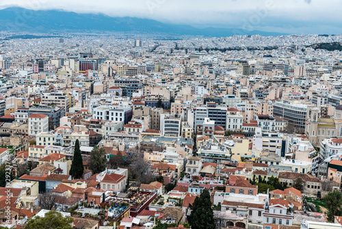 Overview of Athens, Greece