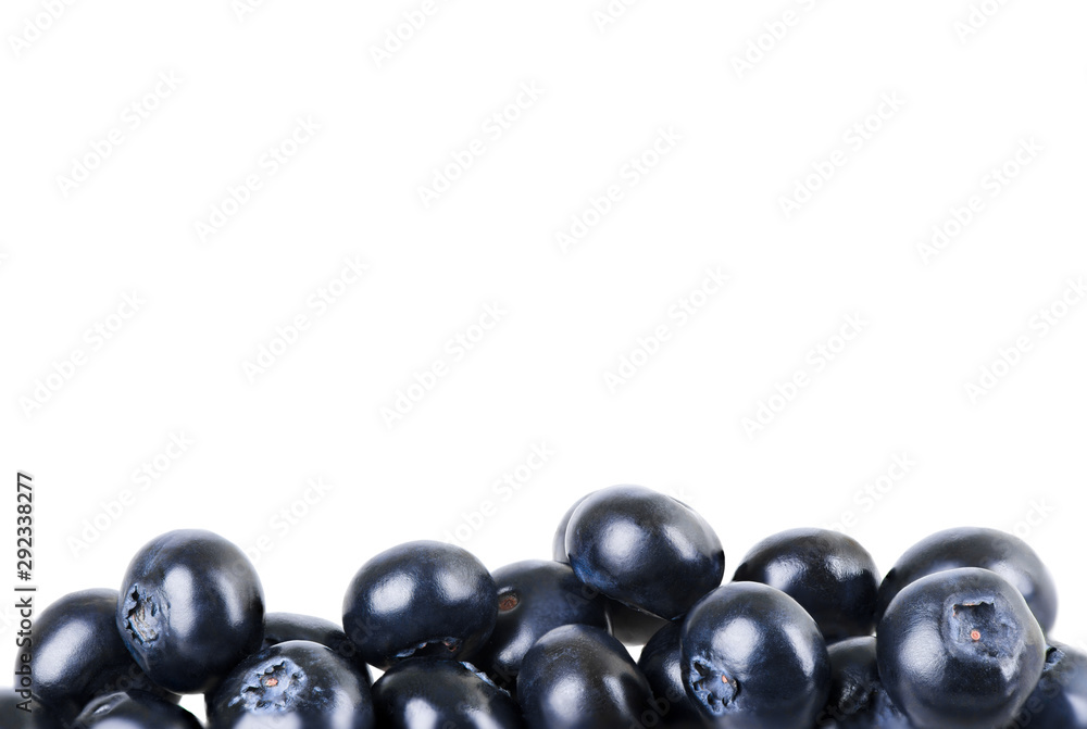 Ripe blueberries isolated on white background Ripe blueberries isolated on white background