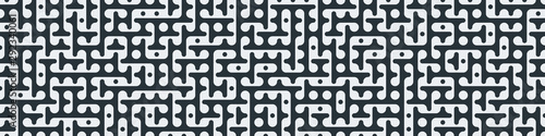 Truchet Random Pattern Generative Tile Art background illustration © vector_master