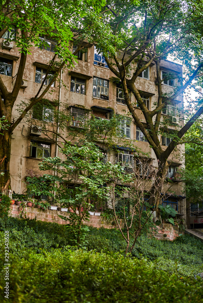 Old residential buildings in old urban areas of China Old residential buildings in old urban areas of China