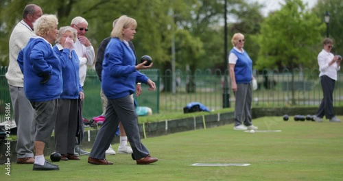 Confident Senior Bowler