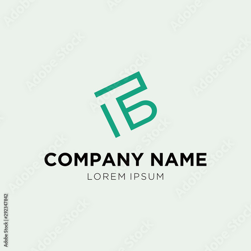 letter design logo tb
