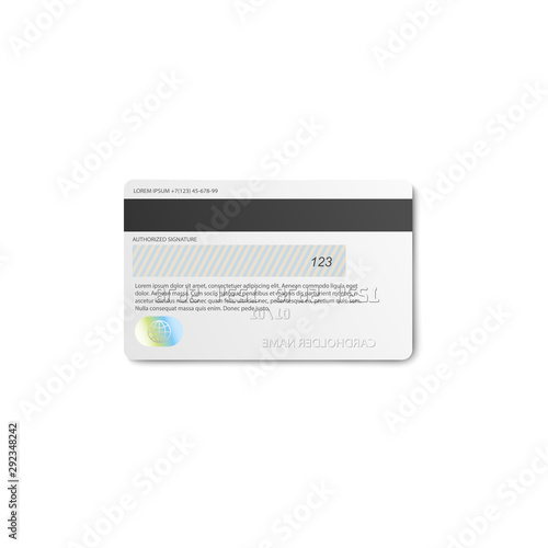 Credit Card green icon Isolated on white