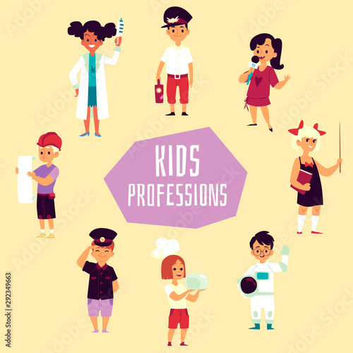 䬀椀搀猀 瀀爀漀昀攀猀猀椀漀渀猀 猀攀琀 ⴀ 挀甀琀攀 挀愀爀琀漀漀渀 挀栀椀氀搀爀攀渀 椀渀 眀漀爀欀攀爀 甀渀椀昀漀爀洀