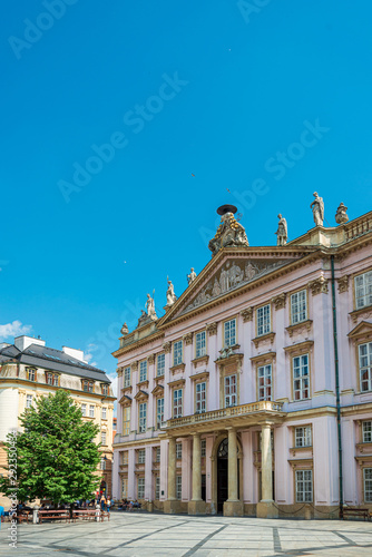 Photography BRATISLAVA, SLOVAKIA - June 27, 2018: Primate's Palace is a neoclassical palace