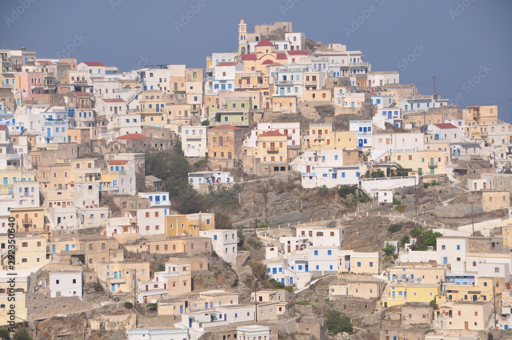 the mountain village of Olympos, Karpathos, Dodecanese, Greece