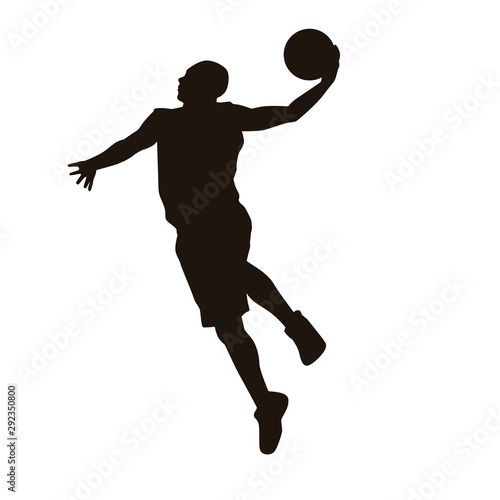 Basketball Player Silhouette