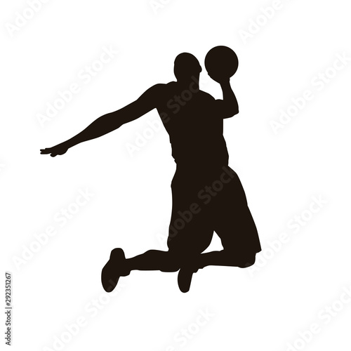 Basketball Player Silhouette