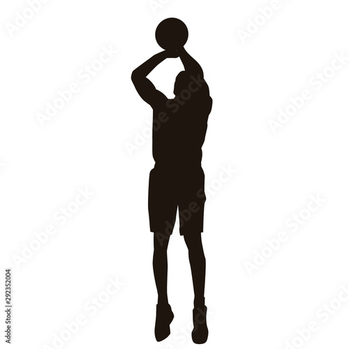 Basketball Player Silhouette