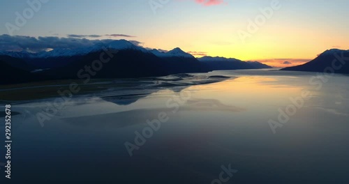 Wallpaper Mural Evening views of Alaska's Turnagain Arm Torontodigital.ca