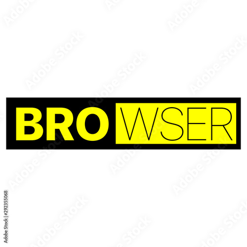 black motto in yellow on white background.