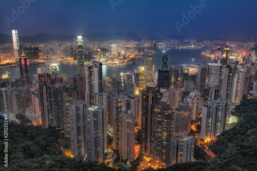 香港・ヴィクトリアピークの夜景