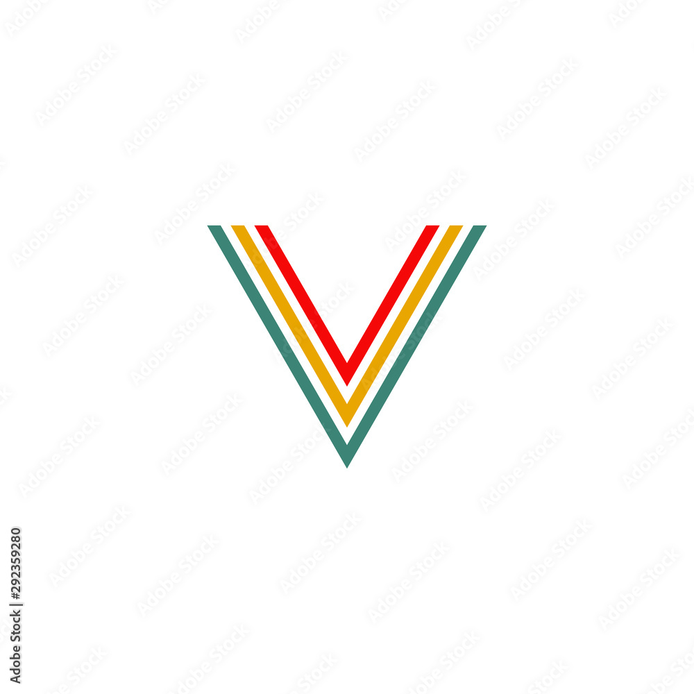 V letter initial logo design vector template V letter initial logo design vector template