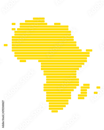 Karte von Afrika